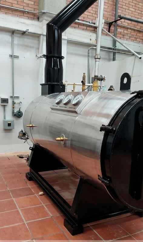 Caldera Industrial instalada en planta de Lácteos